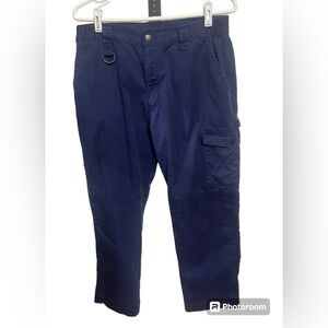 PortWest Cargo Blue Industrial Pants Sz 34